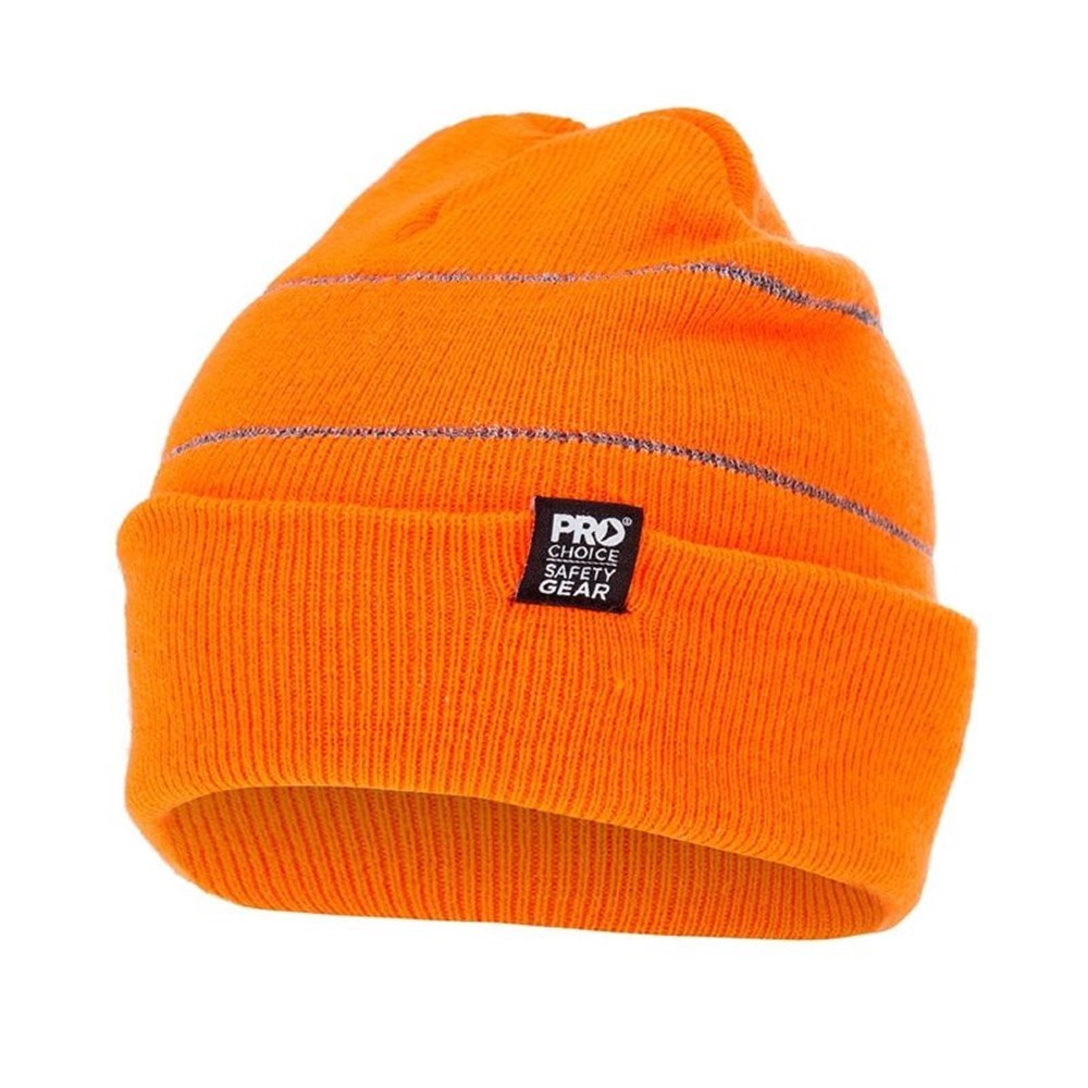 Pro Choice Beanie with Retro-Reflective Stripes - 2 Colour Options