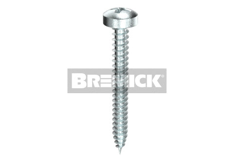 Bremick Pan Head Self Tapping Screws Phillips Drive Zinc - Gauge x length Box of 1000
