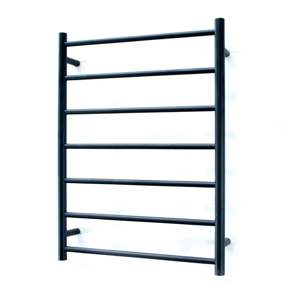 Radiant Heated Towel Rail (RTR01) 600mm x 800mm - 7 Round Bars - Multiple Colour Finishes