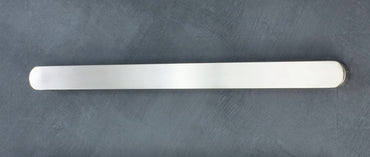 Radiant Single FLAT FACED ROUNDED END Bar NON-HEATED Towel Rails (NH-ASPEN) - Various Widths and Colour Finishes