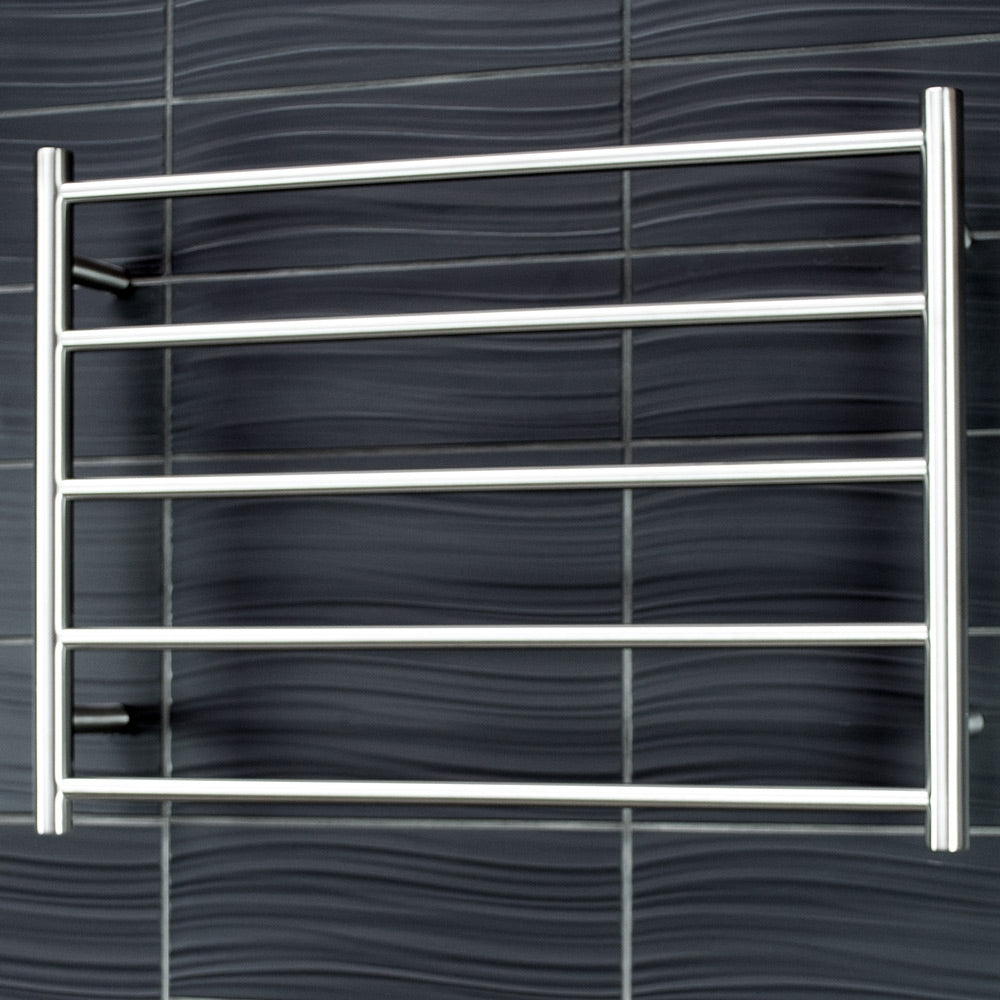 Radiant NON-Heated ROUND Bar Towel Rails (LTR03) 550mm Tall - Multiple Widths and Colour Finishes