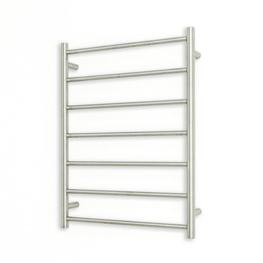 Radiant LOW Voltage Heated Towel Rail (12V-RTR01) 600mm x 800mm - 7 bars (ROUND) - Multiple Colour Finishes