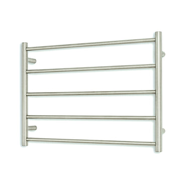 Radiant Heated Towel Rail (RTR03) 750mm x 550mm 5 Round bars - Multiple Colour Finishes