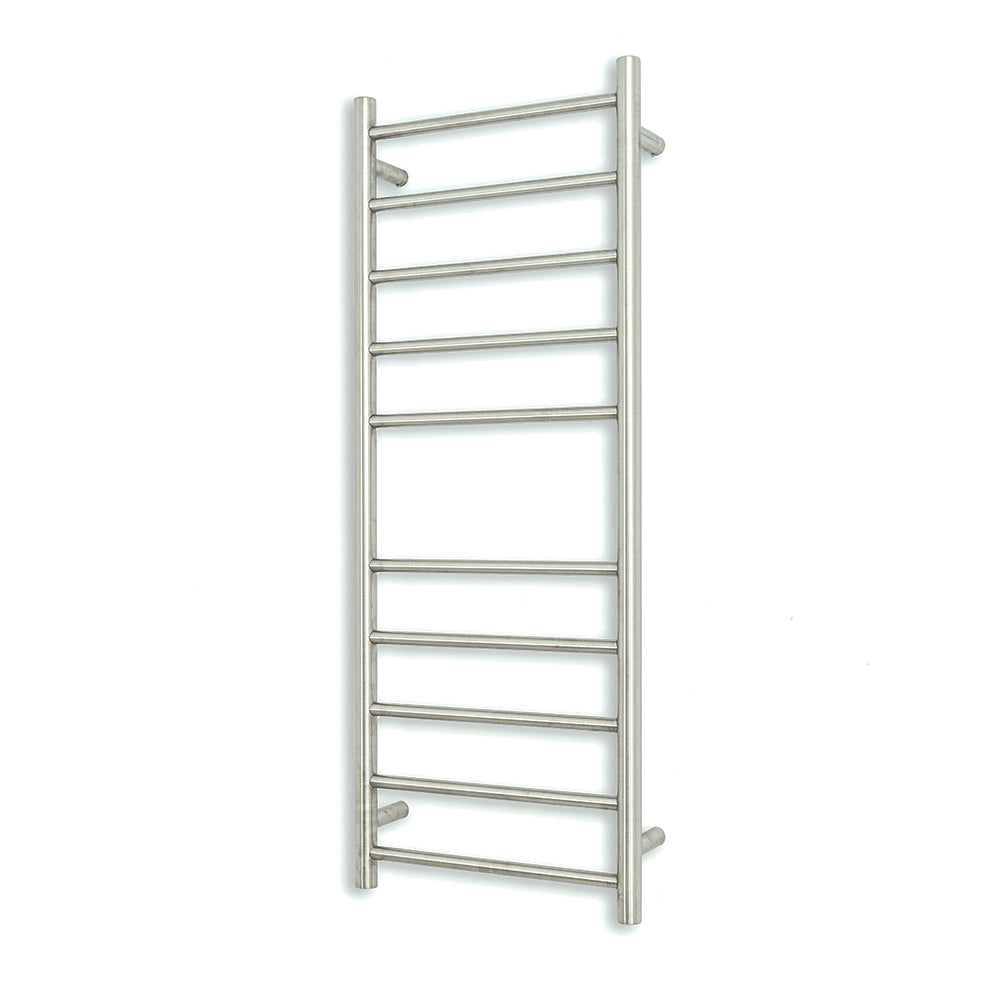 Radiant LOW Voltage Heated Towel Rail (12V-RTR430) 430mm x 1100mm - 10 bars (ROUND) - Multiple Colour Finishes