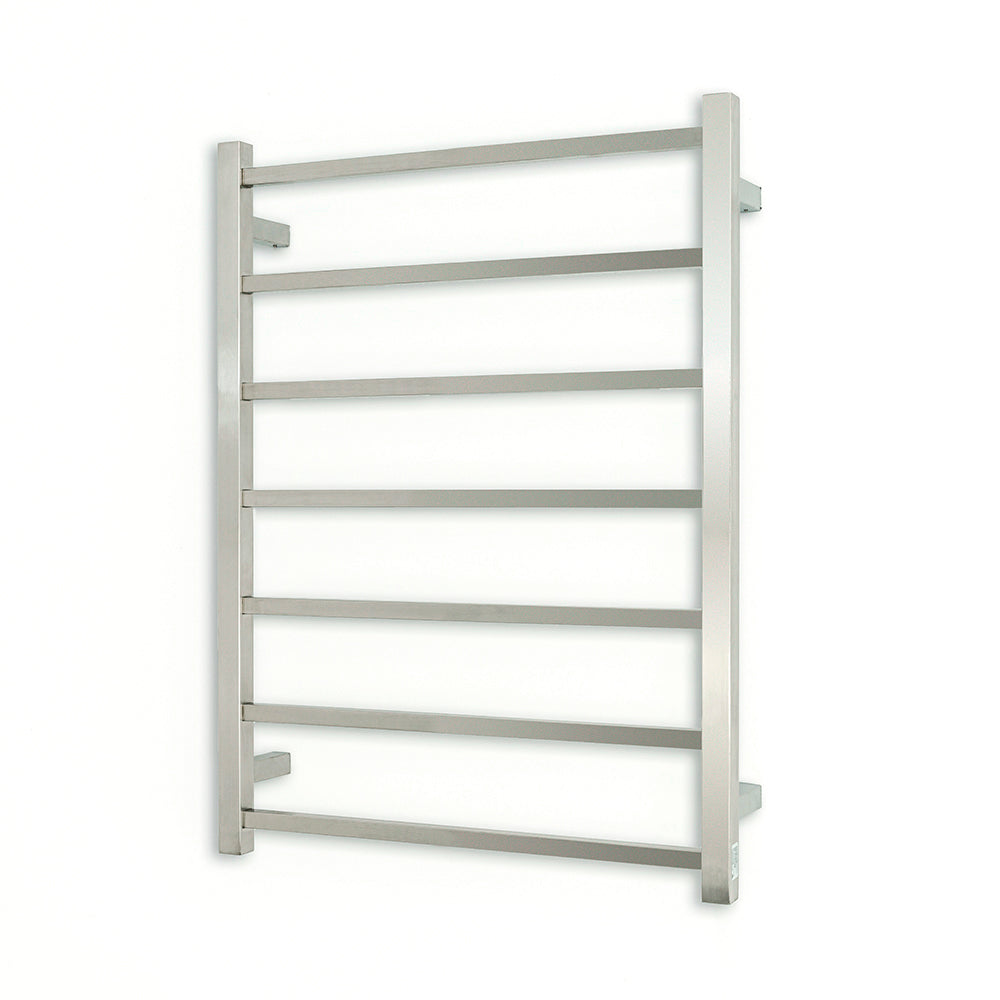 Radiant Heated Towel Rail (STR01) 600mm x 800mm - 7 Square Bars - Multiple Colour Finishes