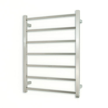 Radiant Heated Towel Rail (STR01) 600mm x 800mm - 7 Square Bars - Multiple Colour Finishes