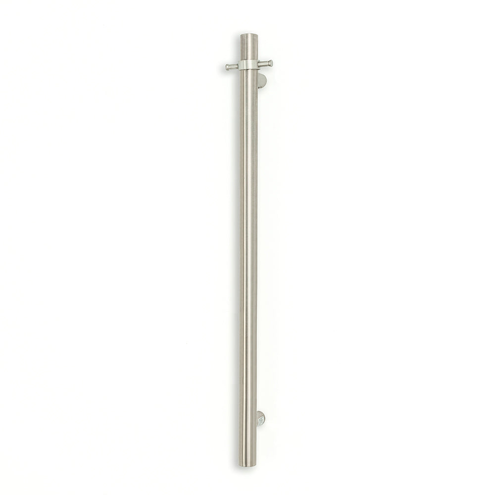 Radiant Vertical ROUND Bar Towel Rail - Multiple Bar and Hook Kits in Various Colours