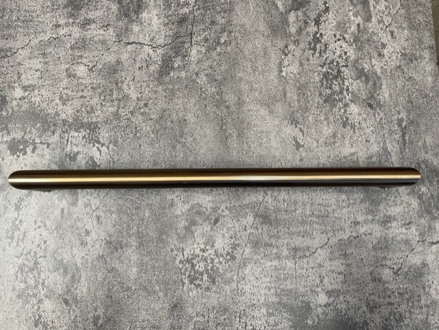 Radiant Single ROUND Bar Heated Towel Rail Kits (SBRTR) - Various Widths, Colour Finishes and Number of Bars Available