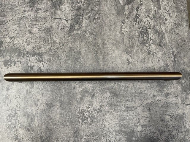 Radiant Single Round Bar NON-HEATED Towel Rails (NH-SBRTR) - Various Widths and Colour Finishes