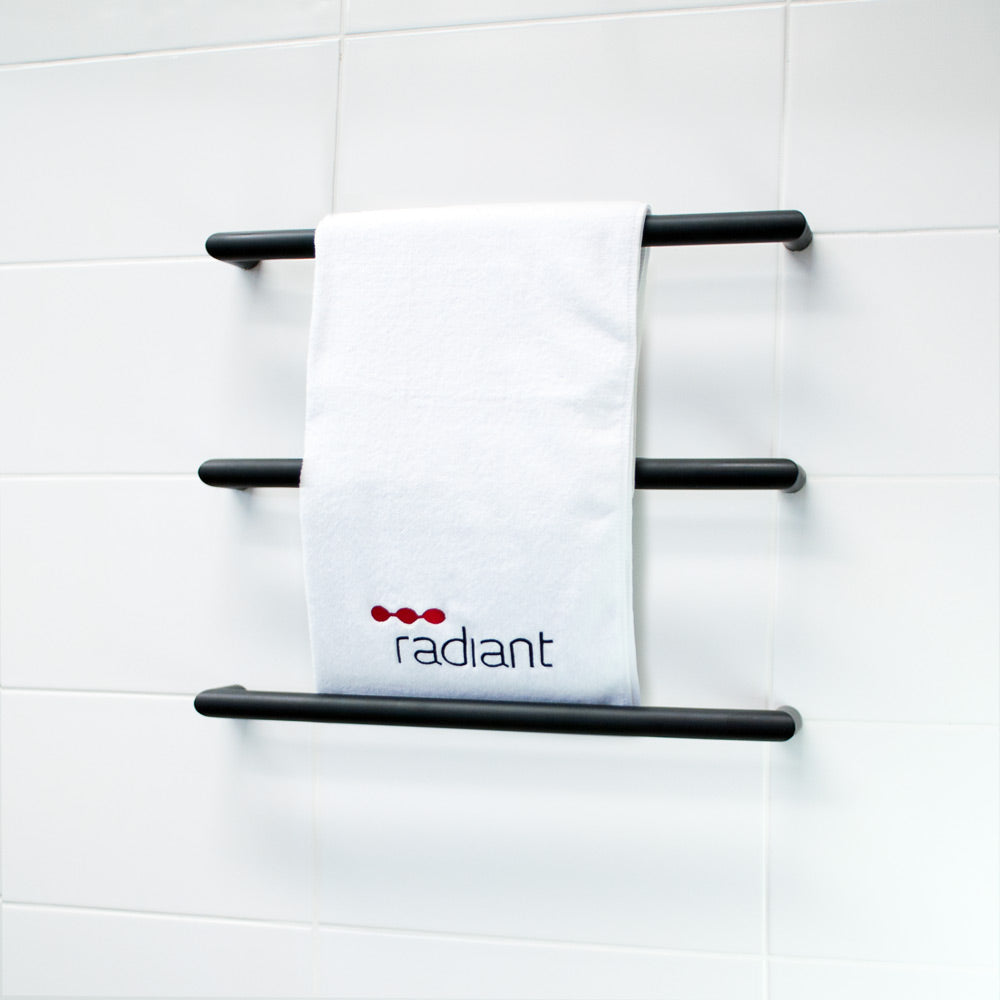 3 x Single Round Bar KIT - Matt Black - 500 x 90mm 12W per bar