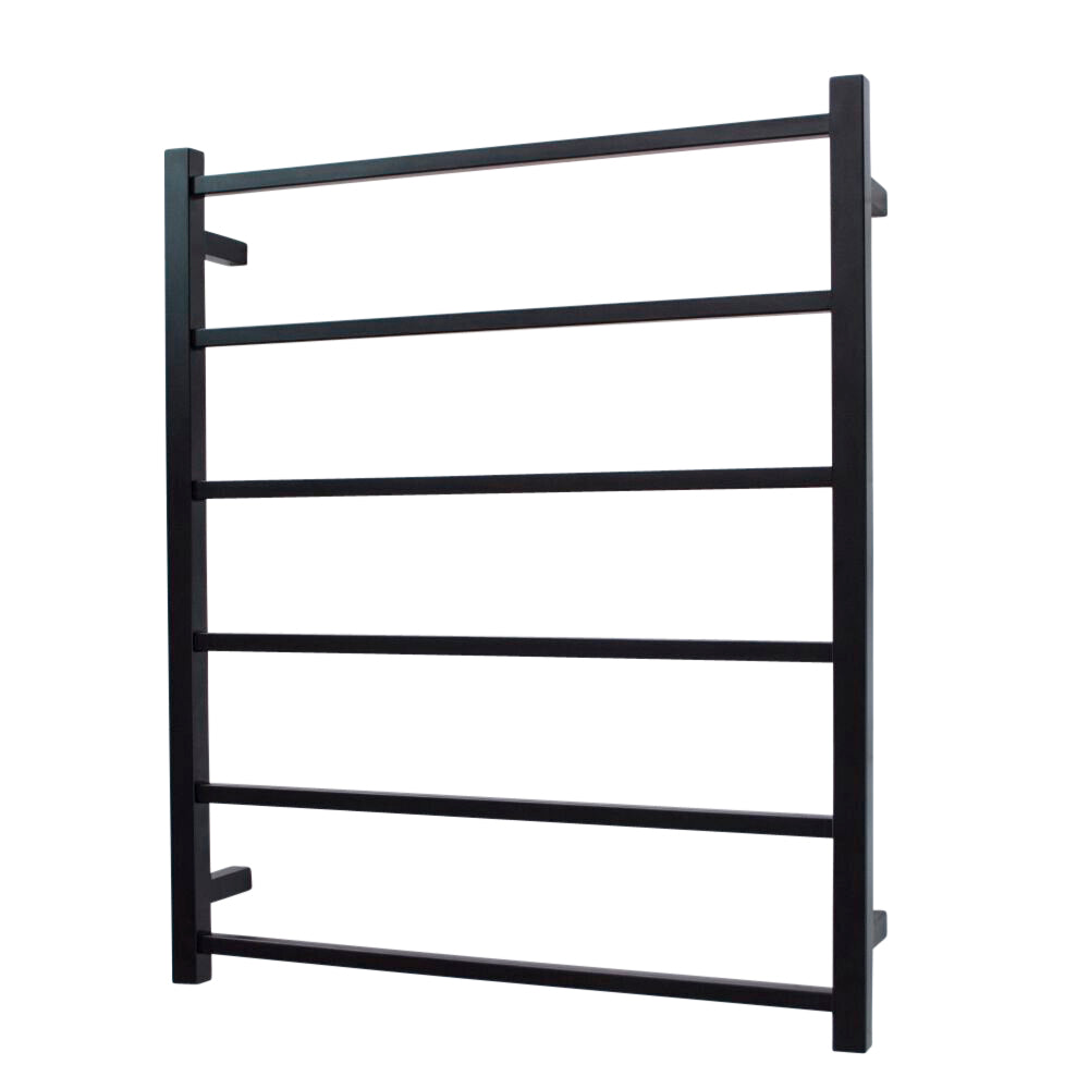 Radiant NON-Heated SQUARE Bar Towel Rails (SLTR01) 830mm Tall - Multiple Widths in Mirror Polished or Matt Black Finishes