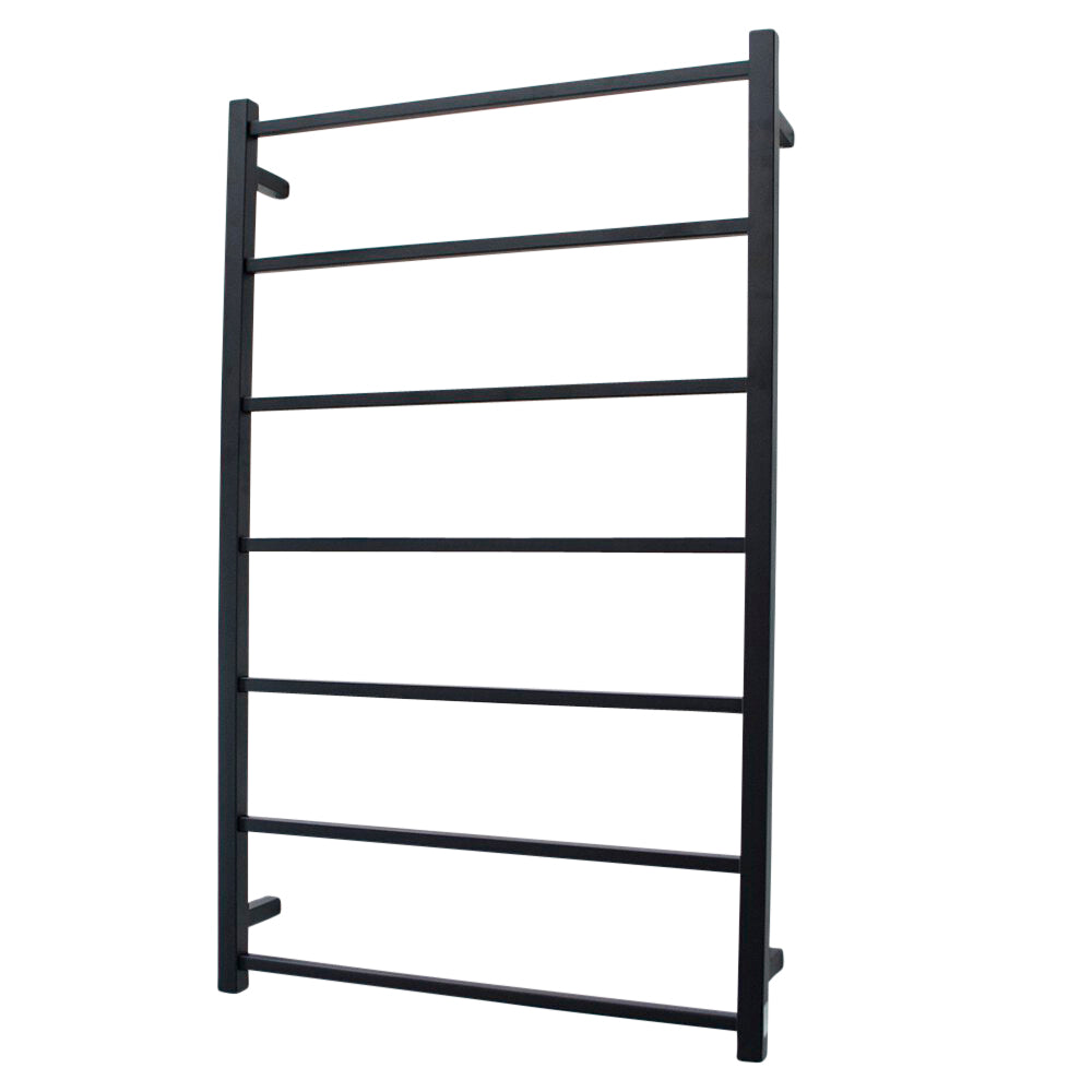 Radiant NON-Heated SQUARE Bar Towel Rails (SLTR02) 1130mm Tall - Multiple Widths in Mirror Polished or Matt Black Finishes