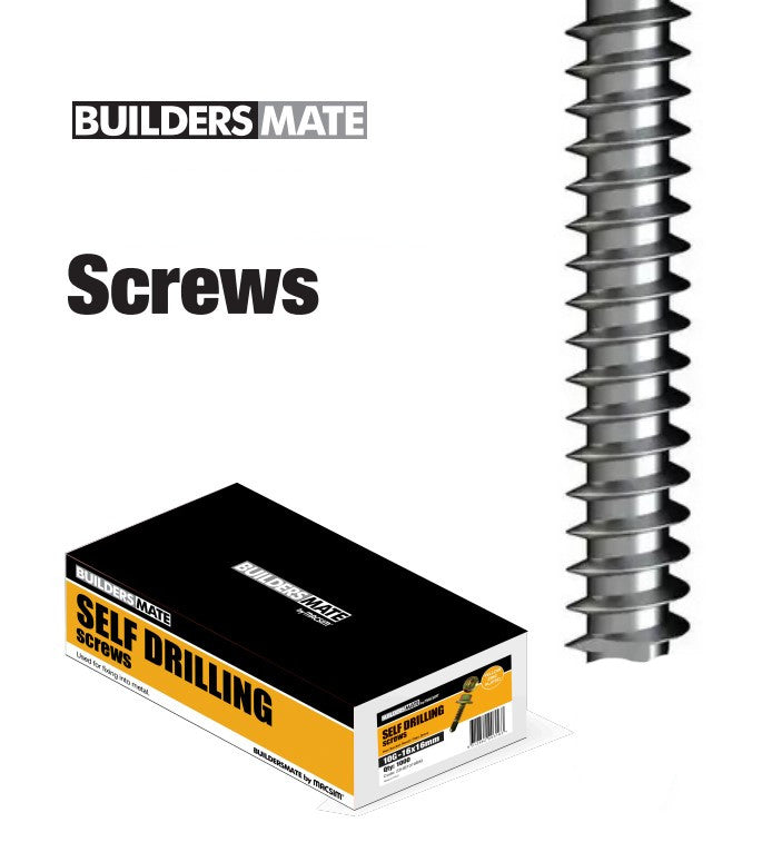 Builders Mate Value Range: Type 17 Decking Screws (Square Drive) 304 Stainless Steel - Various Sizes & Quantities