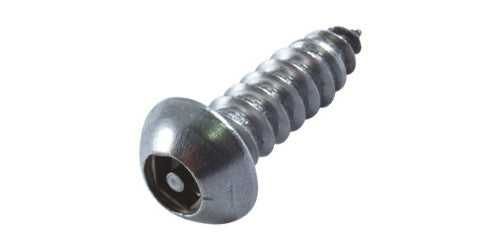 Pentaforce Button Head Self Tapping 304 Stainless Steel Screw - Box of 100 in Various Sizes and Lengths