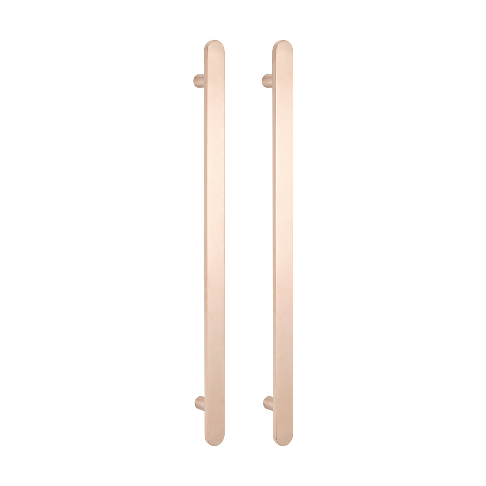Radiant Vertical FLAT Bar Towel Rail - Multiple Bar and Hook Kits in Various Colours
