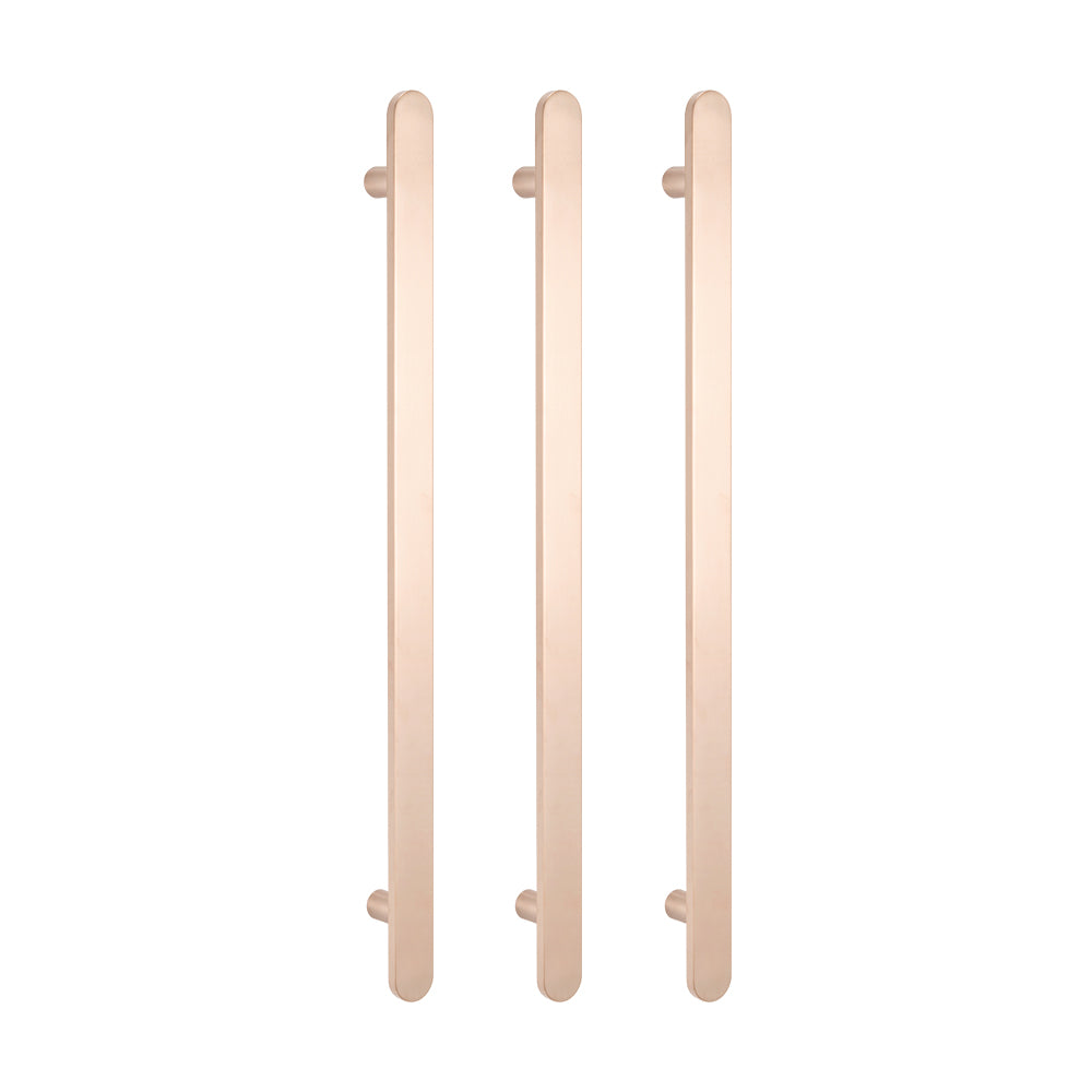 Radiant Vertical FLAT Bar Towel Rail - Multiple Bar and Hook Kits in Various Colours