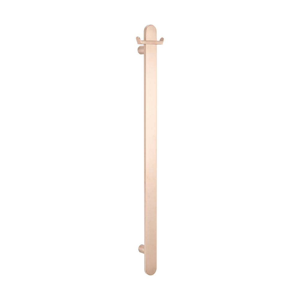 Radiant Vertical FLAT Bar Towel Rail - Multiple Bar and Hook Kits in Various Colours