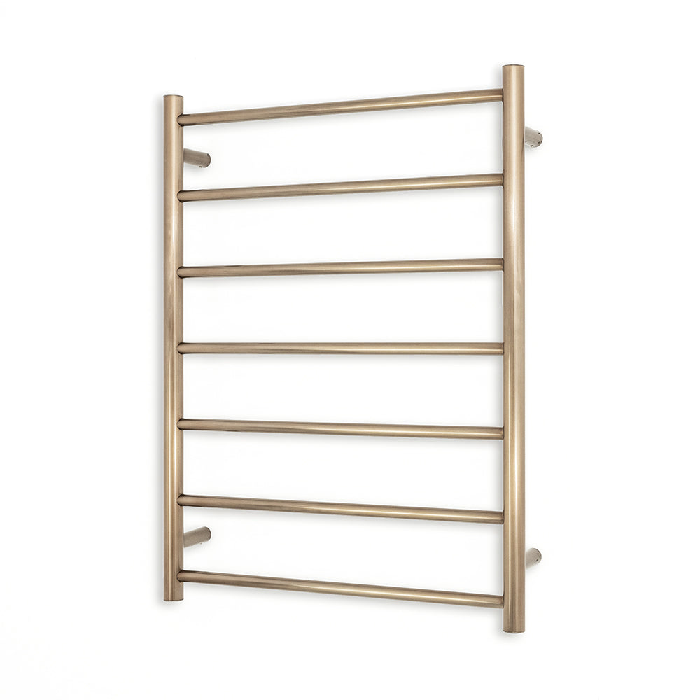 Radiant Heated Towel Rail (RTR01) 600mm x 800mm - 7 Round Bars - Multiple Colour Finishes