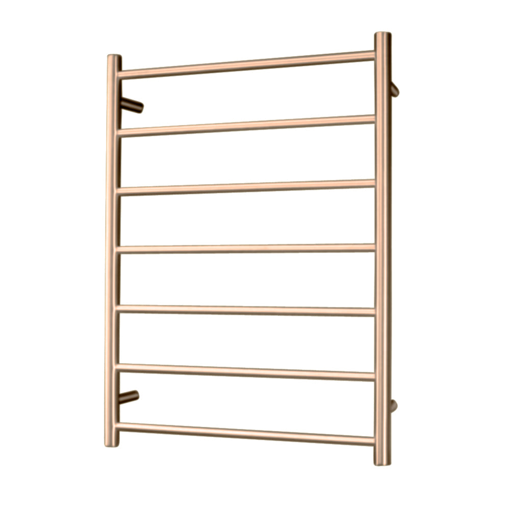 Radiant Heated Towel Rail (RTR01) 600mm x 800mm - 7 Round Bars - Multiple Colour Finishes