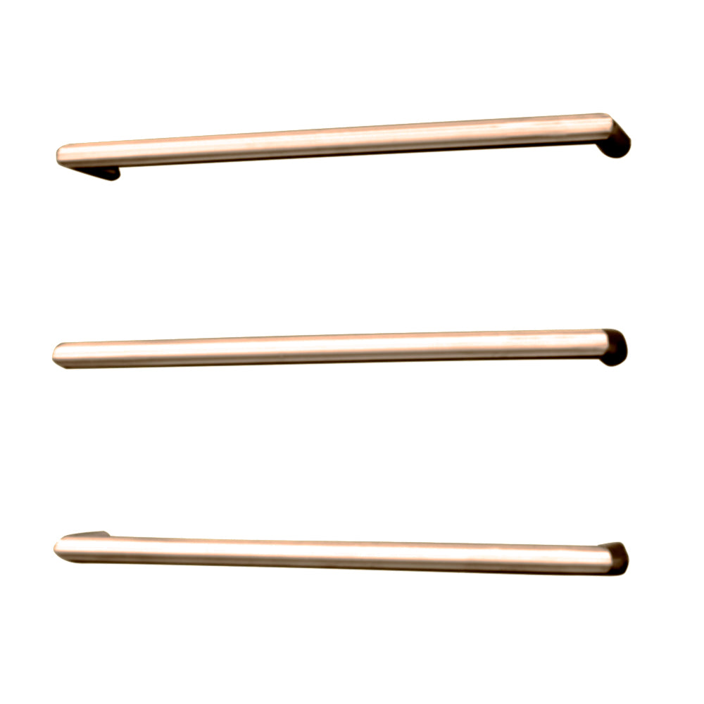 Radiant Single Round Bar NON-HEATED Towel Rails (NH-SBRTR) - Various Widths and Colour Finishes