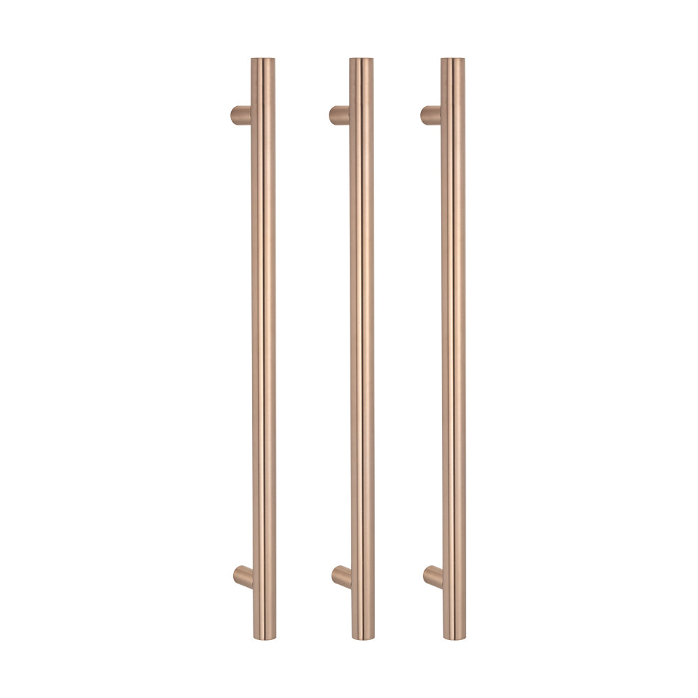 Radiant Vertical ROUND Bar Towel Rail - Multiple Bar and Hook Kits in Various Colours