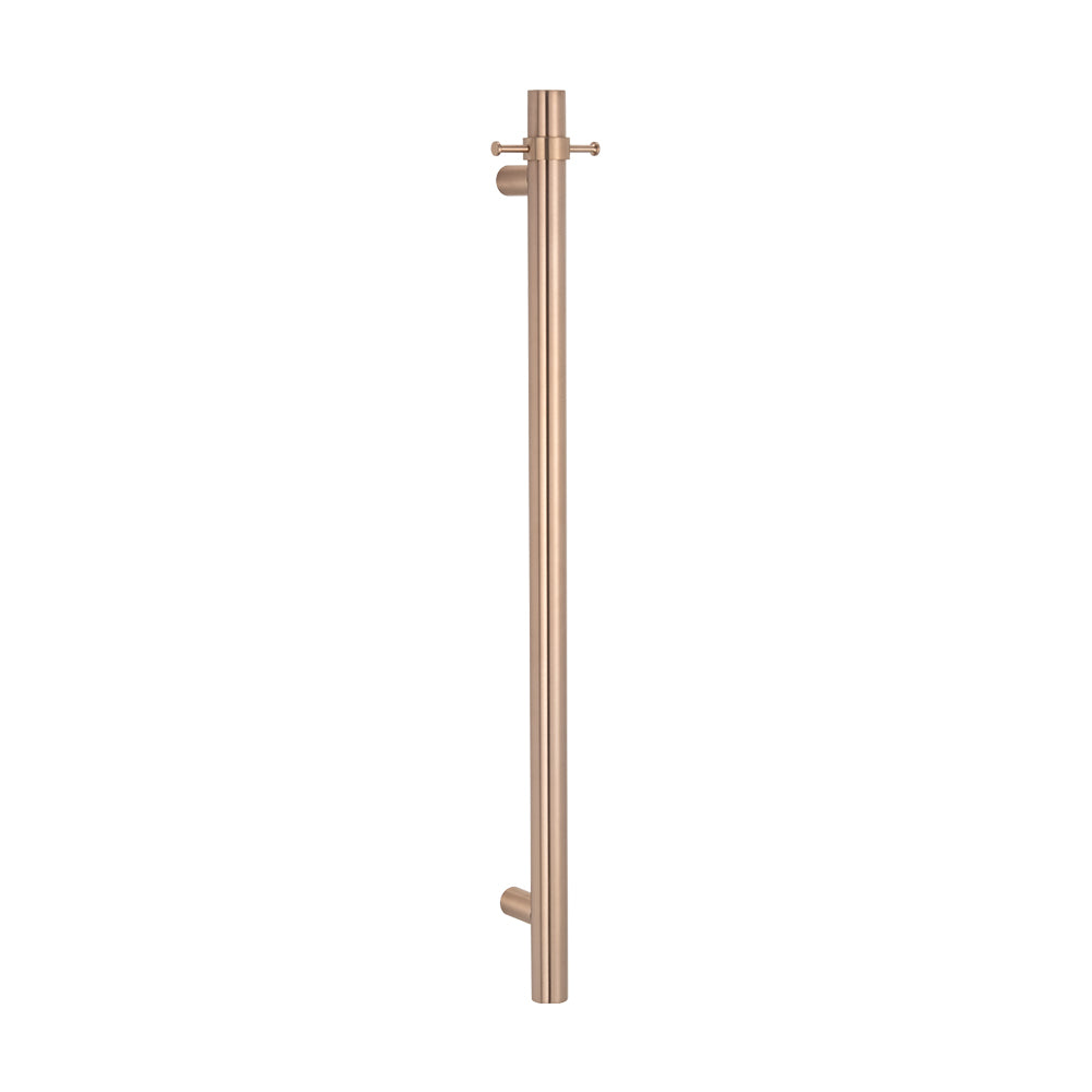Radiant Vertical ROUND Bar Towel Rail - Multiple Bar and Hook Kits in Various Colours