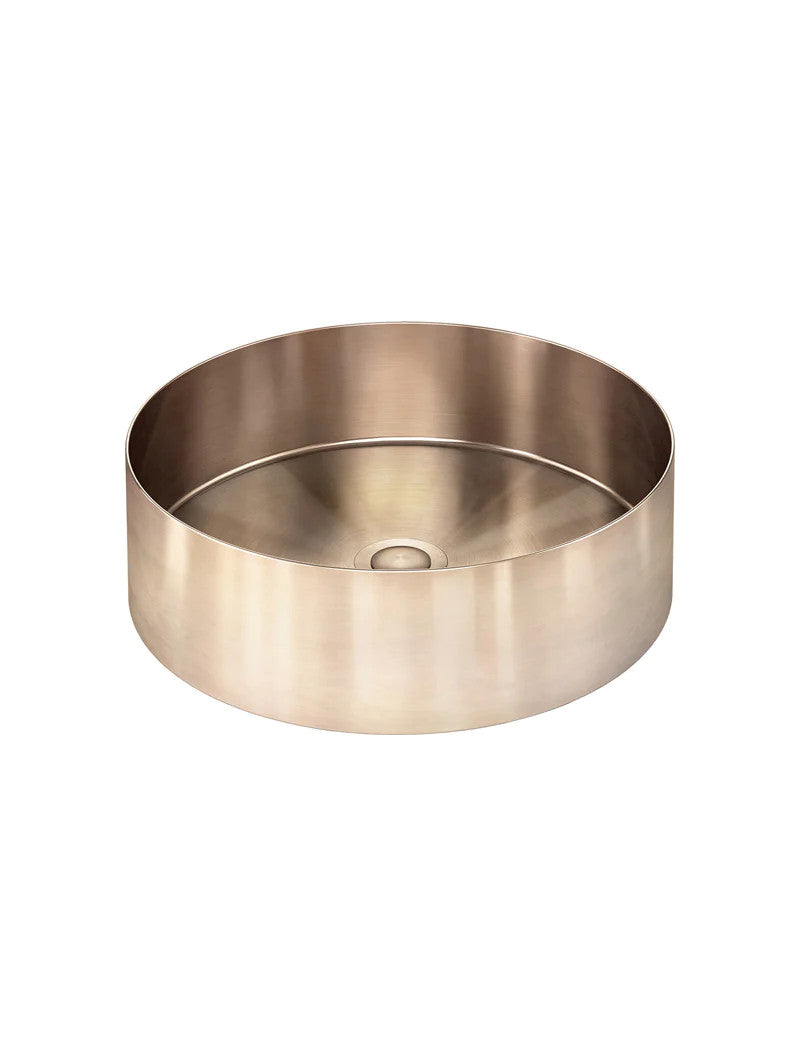 Meir Round Steel Bathroom Basin 380 X 110 - Various Colour Finishes