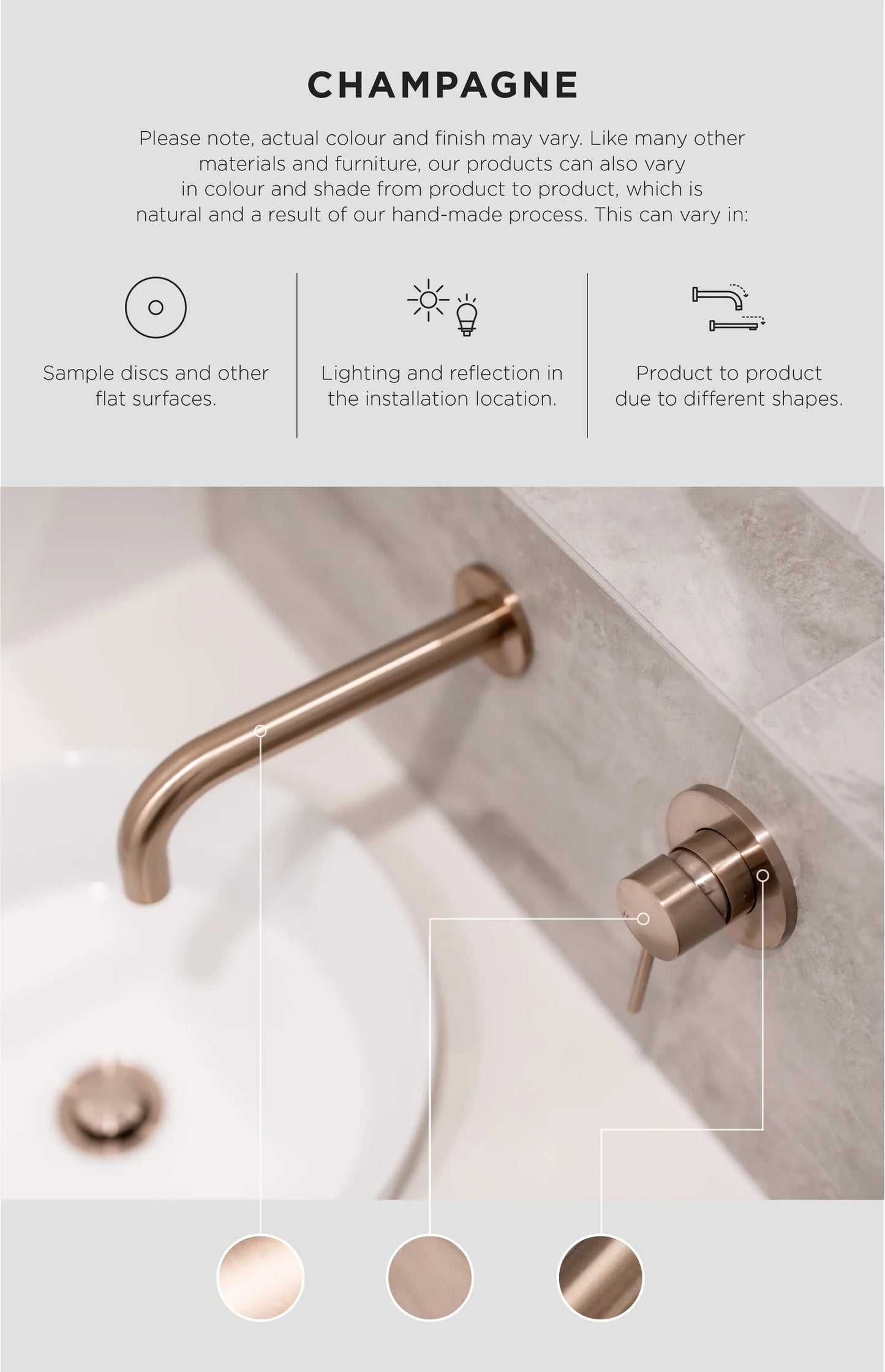 Meir Round Hand Shower Three Function - Replacement Wand