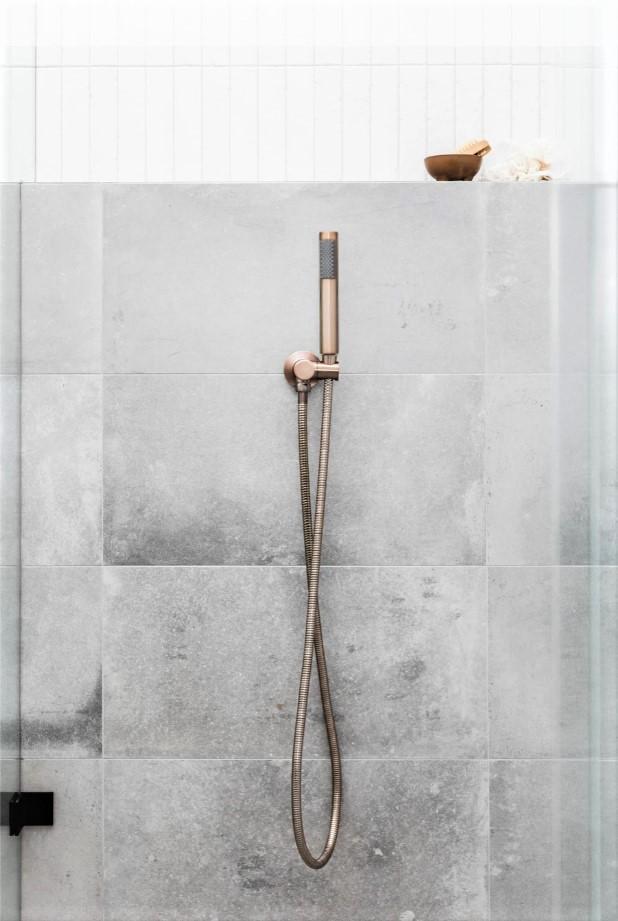 Meir Round Hand Shower on Swivel Bracket - Various Colour Finishes