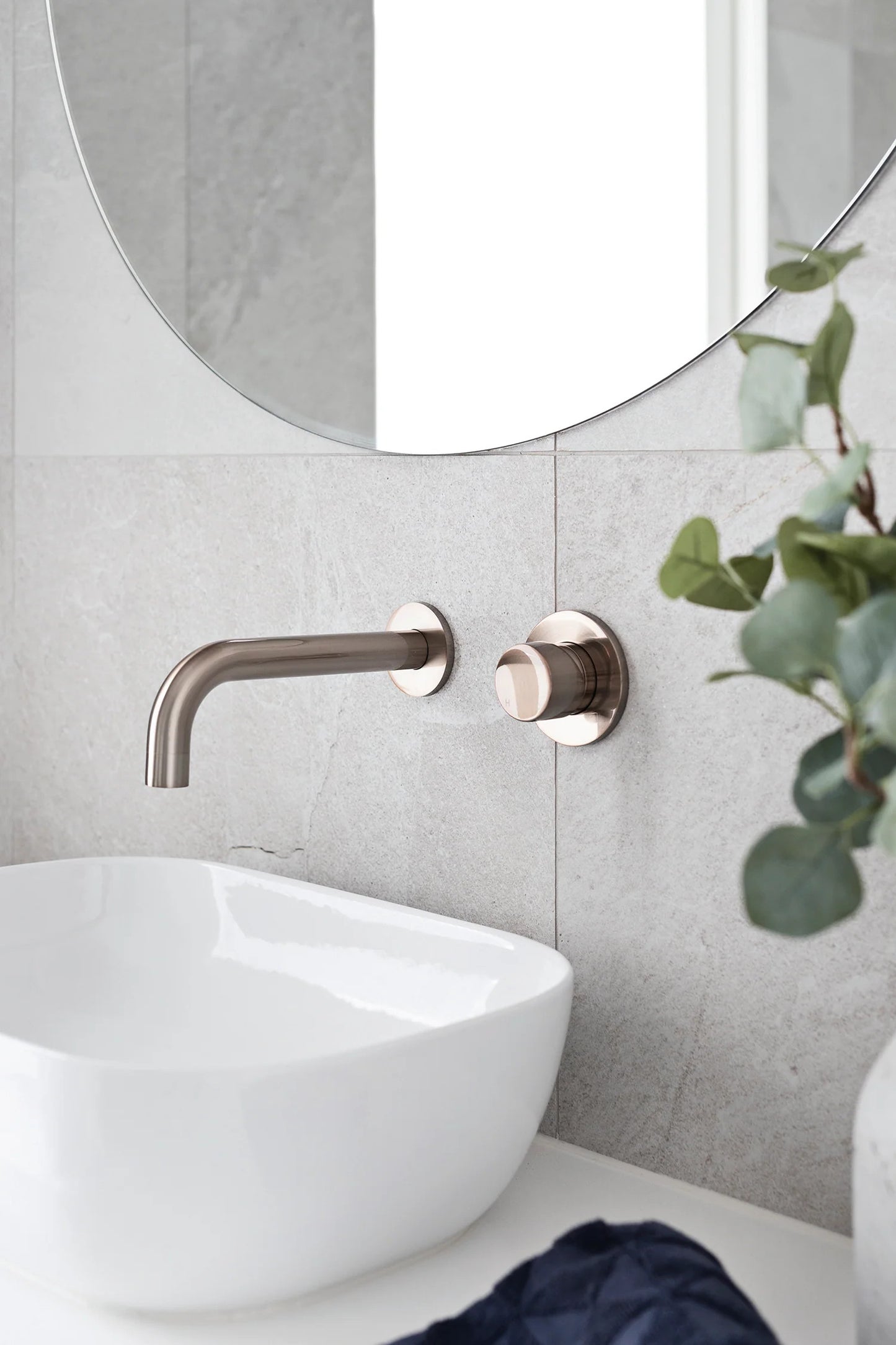 Meir Pinless Handle Round Diverter Mixer - Finish Trim Kit - Various Colour Finishes