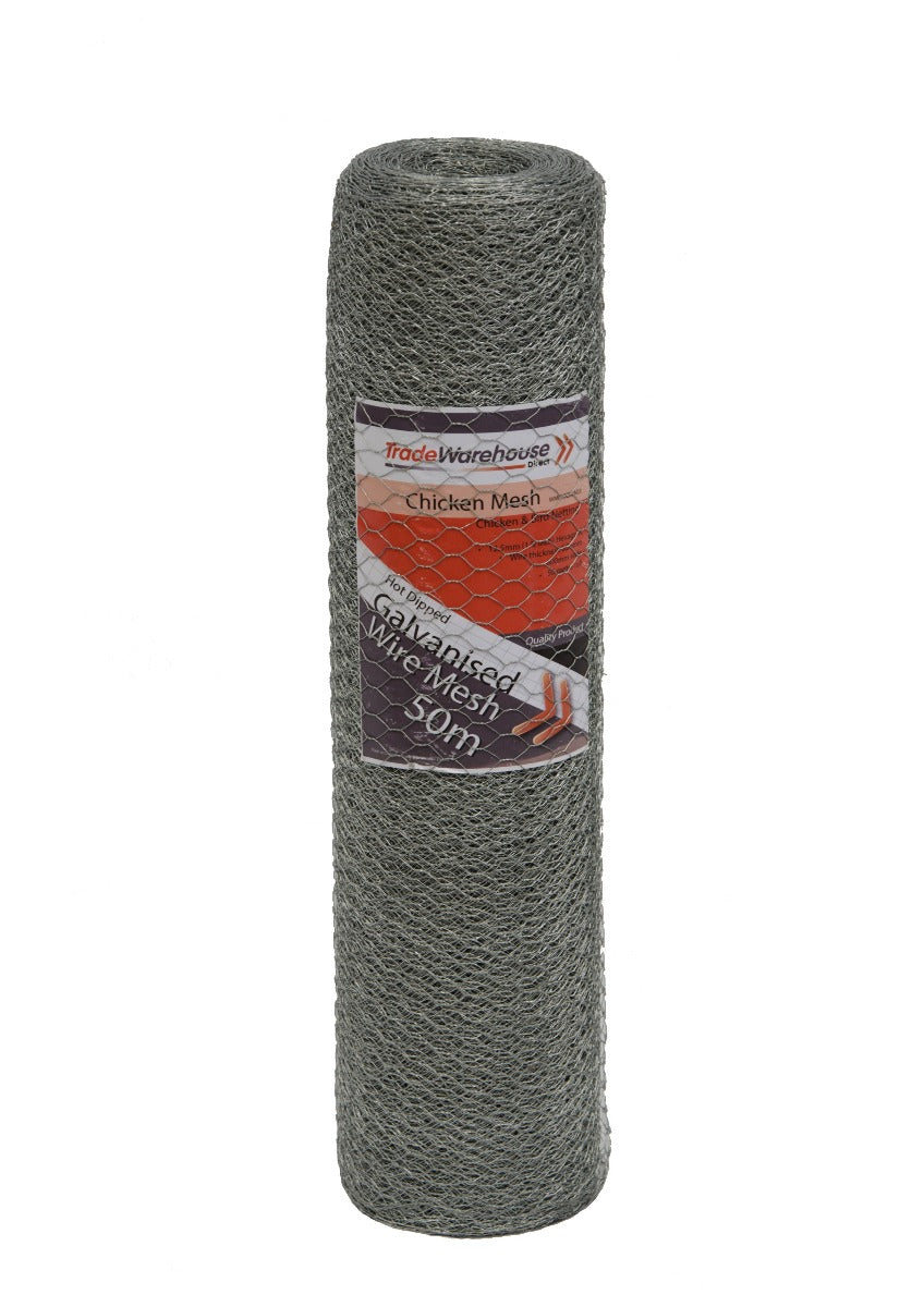 Chicken Wire / Bird Netting Light 1200mm x 50m (12mm holes)