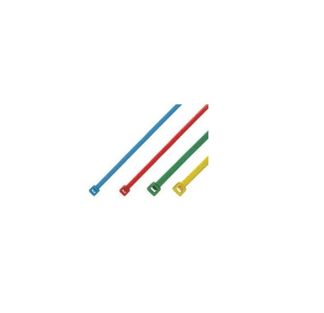 Nylon Cable Ties 4.8mm x 200mm - 3 Colour Options - pack of 100 ties