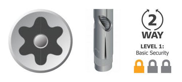 Resytork Button Head Removable 304 Stainless Steel Sleeve Anchor - metric drive x length - Box of 100