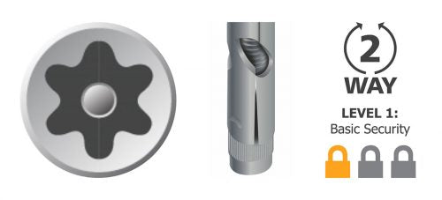 Resytork Countersunk Removable 304 Stainless Steel Sleeve Anchor Box of 100 - in Various Length