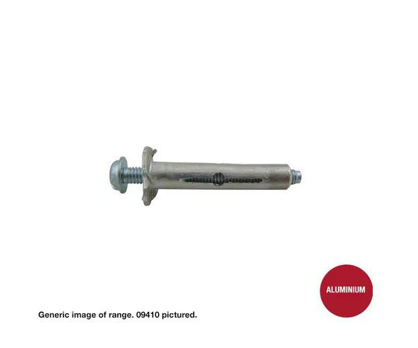 Macsim CROWN Hollow Wall Anchor Aluminium 6.5mm x 3-10mm - Box of 100