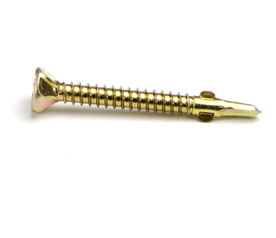 Macsim Countersunk WING TIPPED Self Drilling Screws (Phillips Drive) Yellow Zinc Plated - Box of 1000 - Various Sizes
