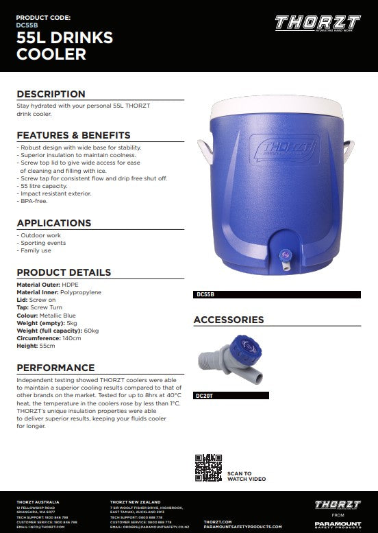 Thorzt Drinks Cooler Replacement Parts and Drink Bottle Pouch