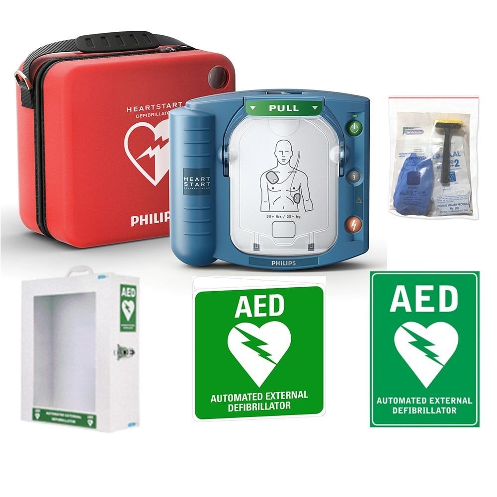 MEDIQ Philips Defibrillator Heart Start HS1