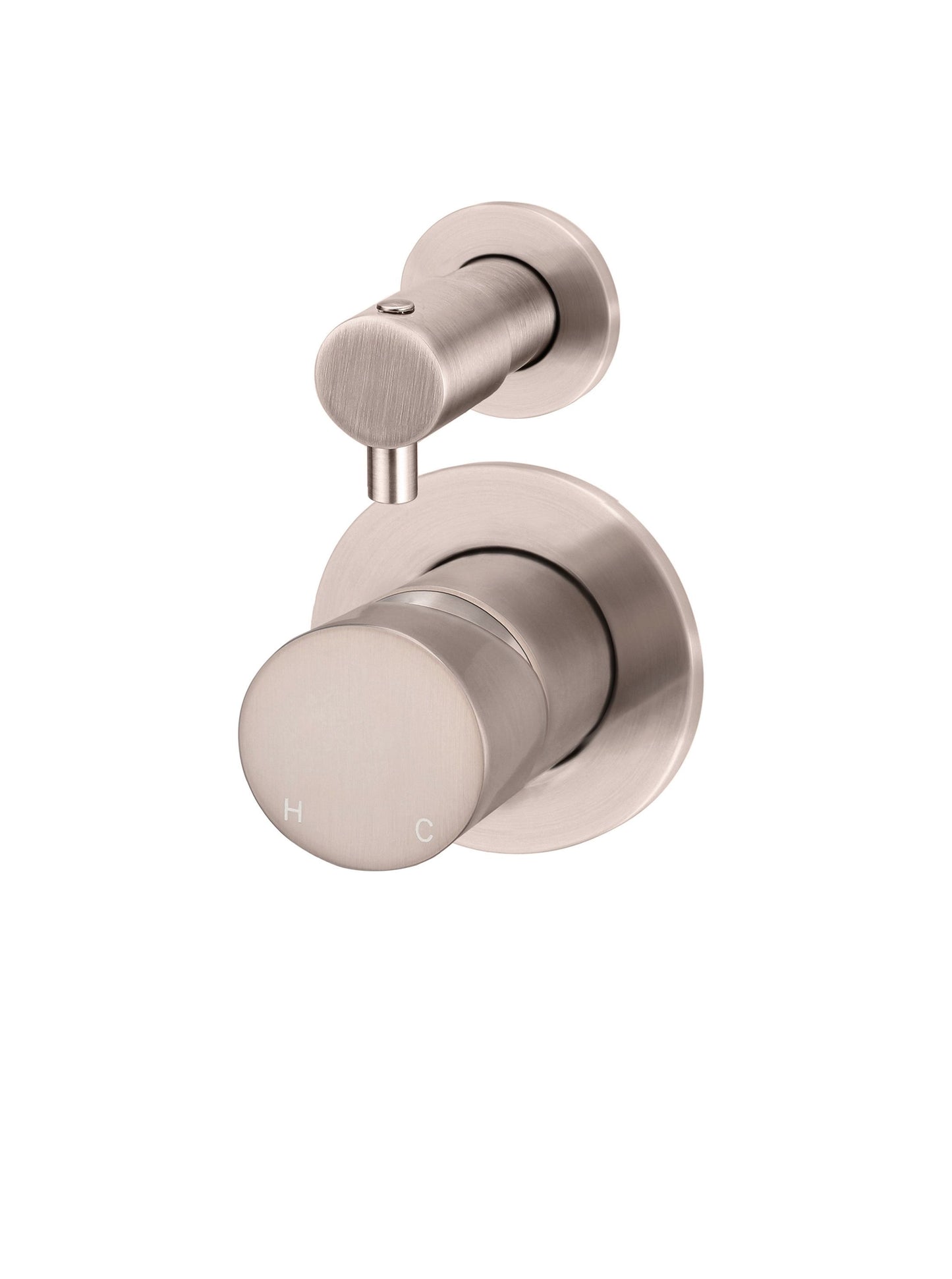 Meir Pinless Handle Round Diverter Mixer - Finish Trim Kit - Various Colour Finishes