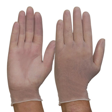 Pro Choice Disposable Vinyl Powder Free Gloves - 100 or 1000 Pieces 2 Colours in 4 Size Options