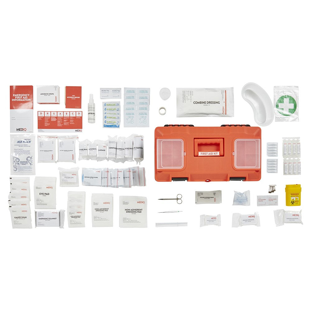 MEDIQ Essential Incident Ready First Aid Kit in Tackle Box