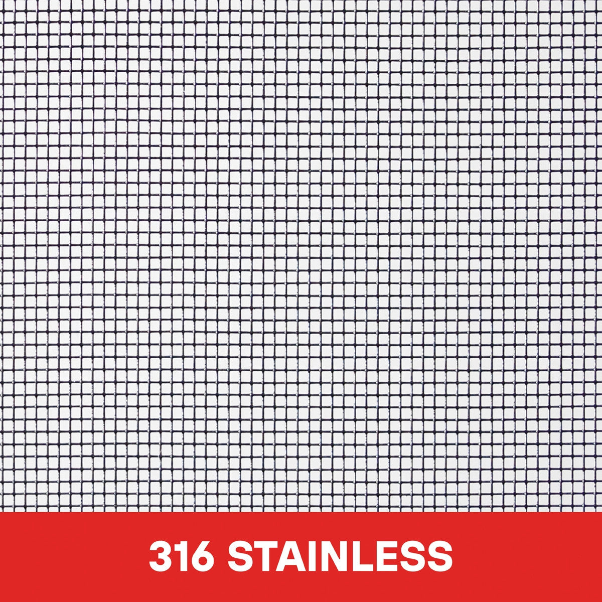 FLYPRO 316 Grade Stainless Steel P-Coat Flyscreen Mesh (BAL40) - 30m Rolls - Various Widths