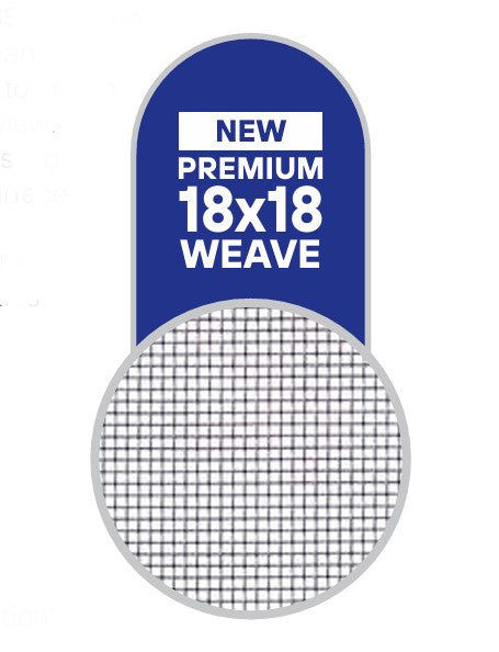 FLYPRO 316 Grade Stainless Steel P-Coat Flyscreen Mesh (BAL40) - 30m Rolls - Various Widths