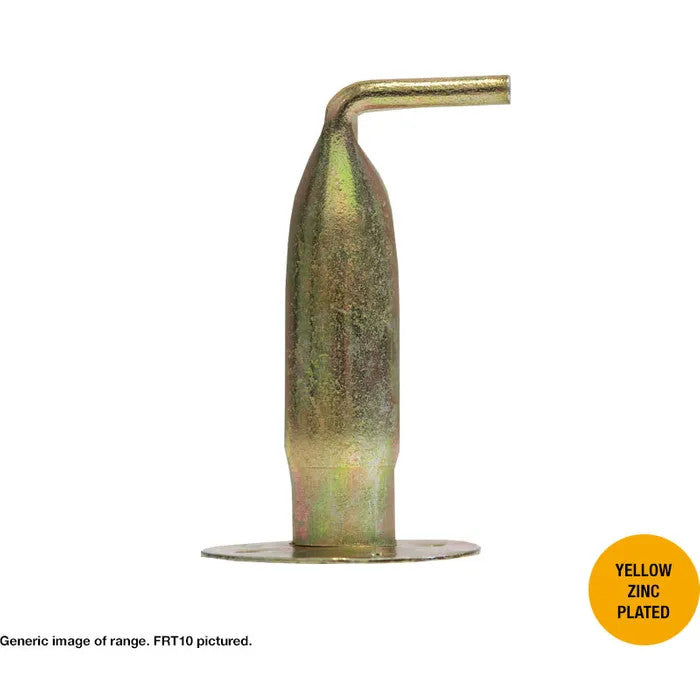 Timber and Steel Deck Pigtail Yellow Zinc Plated - Various Sizes and Quantities