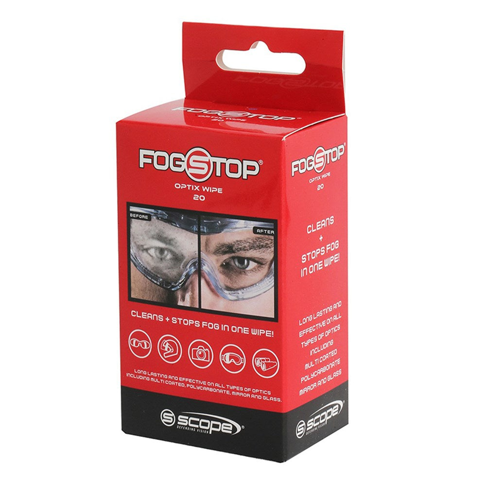Scope Fog Stop Optix or Shammy Wipes - Various Pack Quantities