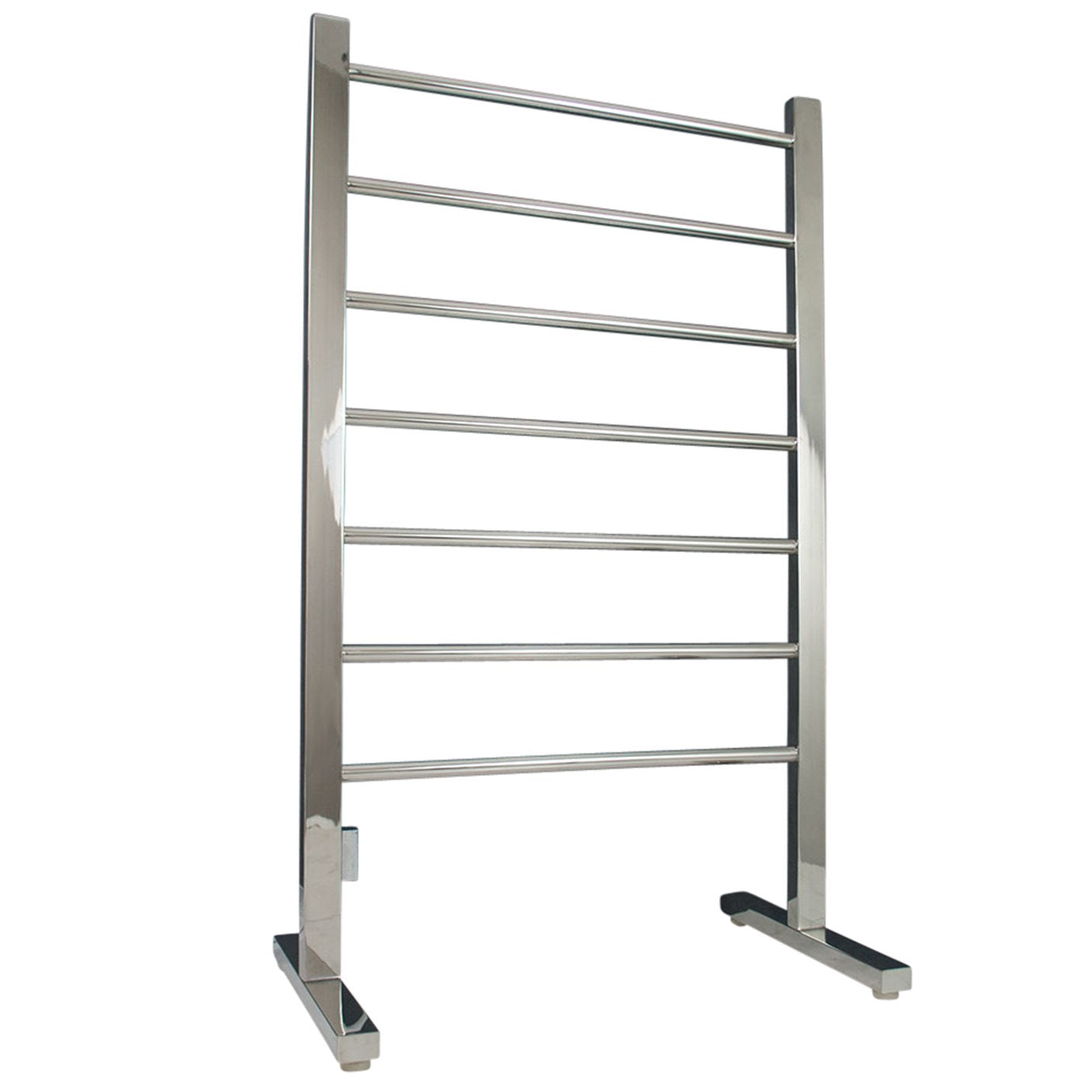 Free Standing Heated Towel Rail (FSTR01) - 600 x 1000mm - Mirror Polished Finish