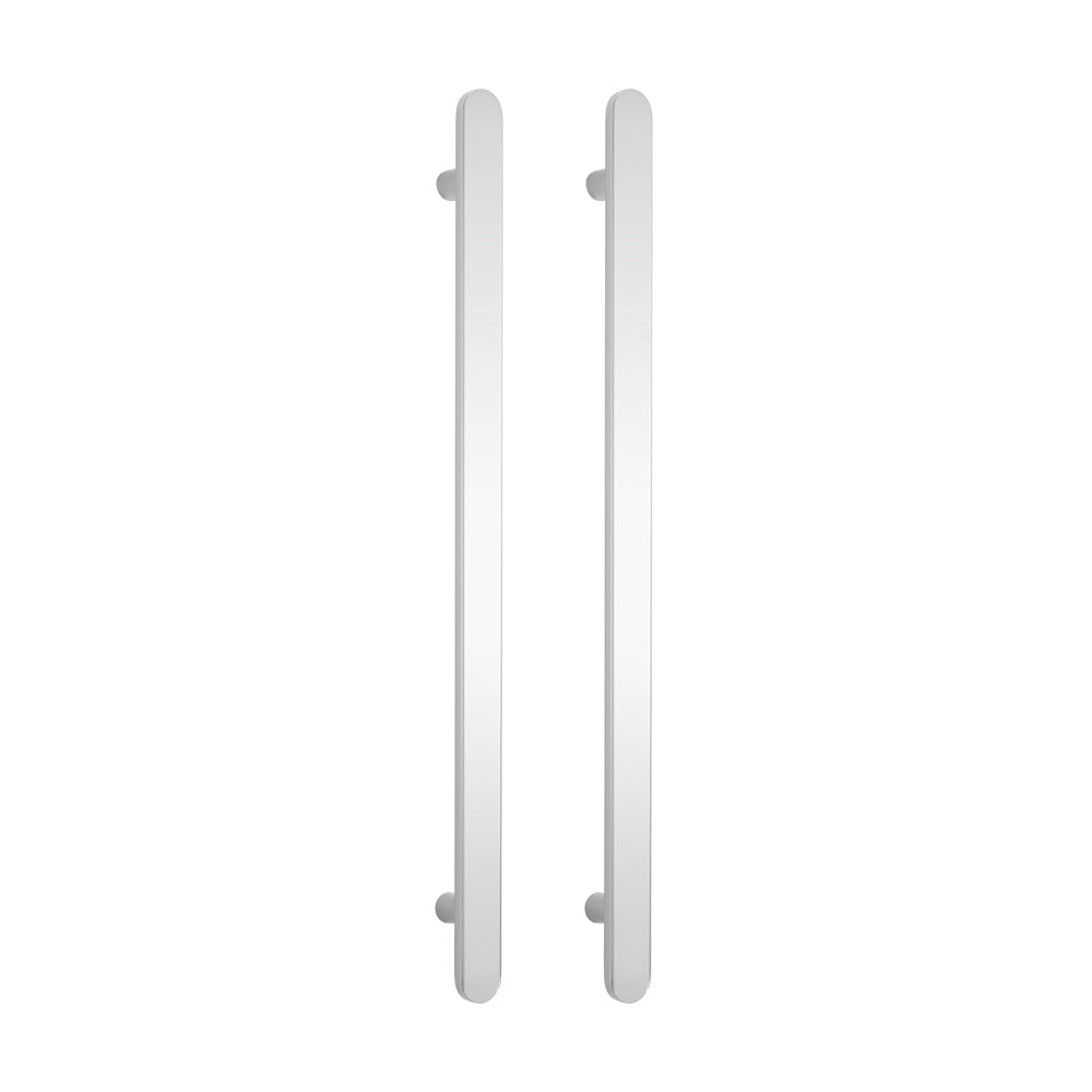 Radiant Vertical FLAT Bar Towel Rail - Multiple Bar and Hook Kits in Various Colours