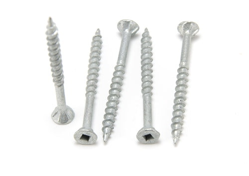 Hobson Chipboard Screws (Square Drive) Galvanised 10G x 100mm - Box of 500 (RUN OUT STOCK)