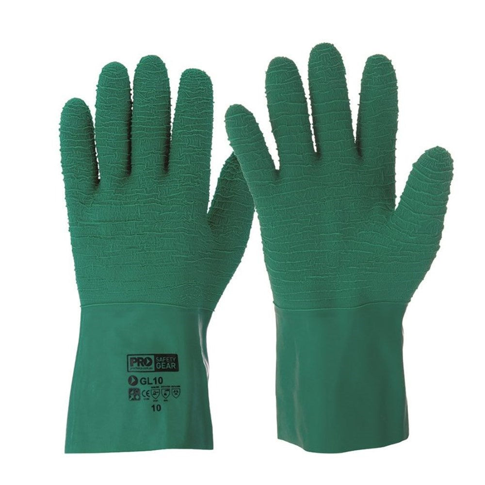 Pro Choice Green Gauntlet Glove - 4 Size Options