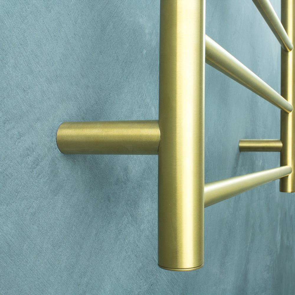 Radiant Heated Towel Rail (RTR01) 600mm x 800mm - 7 Round Bars - Multiple Colour Finishes